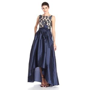 Adrianna Papell High Low Tafetta Ball Gown
